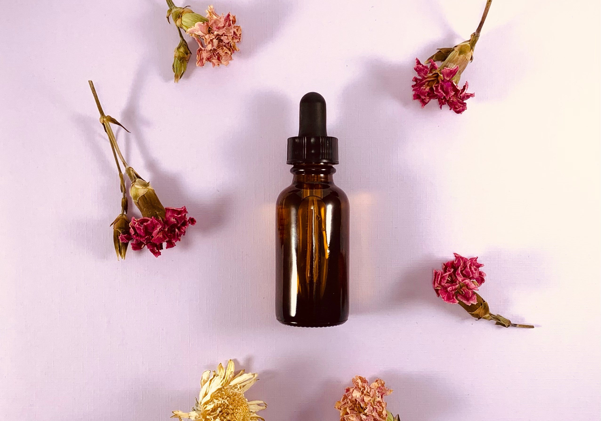 Perfuming flower body oil